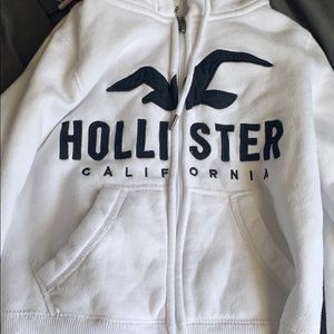 hollister white jacket